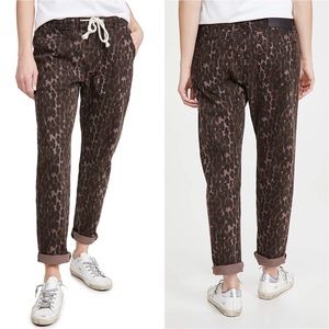 One Teaspoon Leopard Shabbies Drawstring Jeans